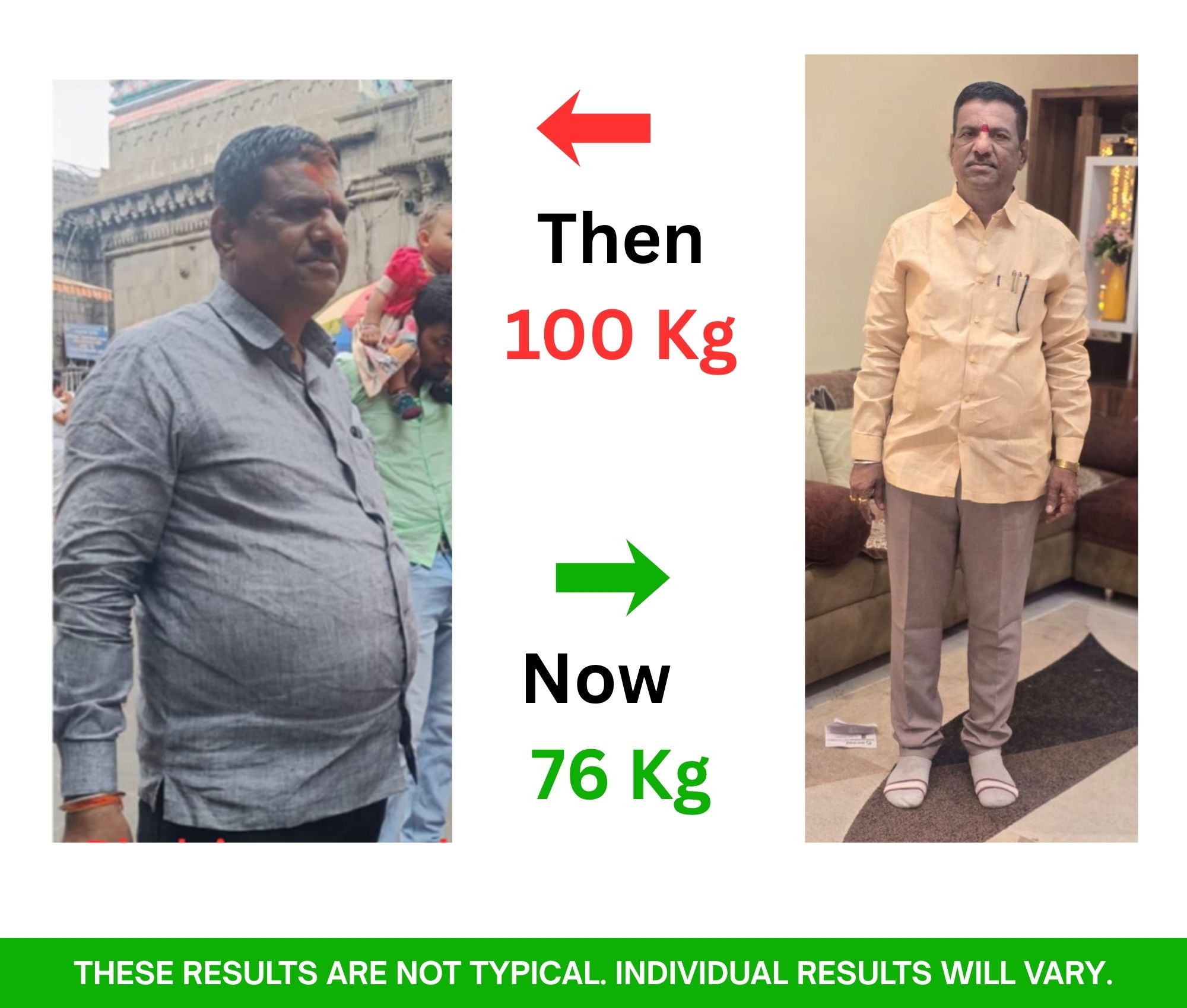 Ramrao Pawar — before and after